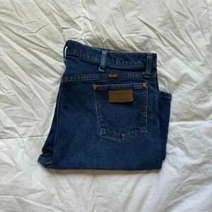 Men’s 40x30 wrangler stretch jeans 947STR Bootcut denim cowboy cut western